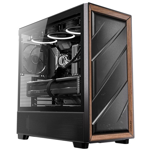 Antec flux wood mid tower - flux,