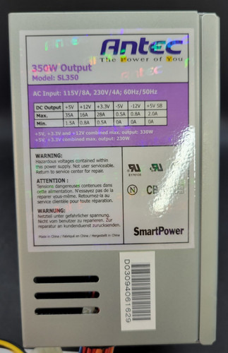 Antec 350w output model sl350 - 350w,