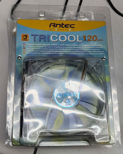 Antec tricool 120mm clear case - 120mm,